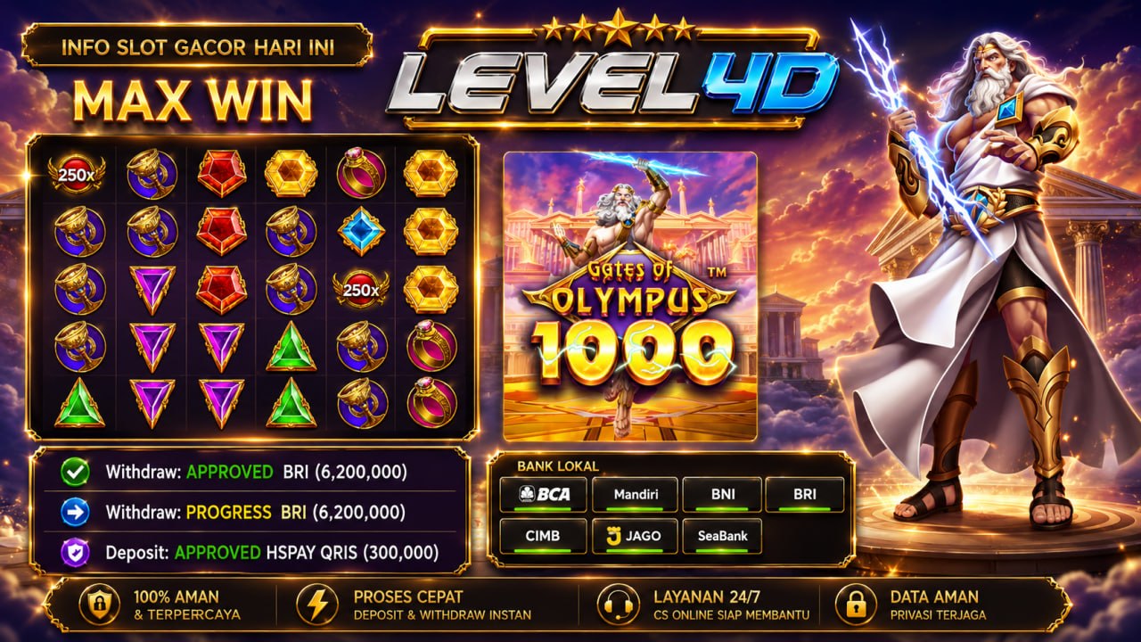 LEVEL4D >> Situs Togel Online dan Slot Gacor Terpercaya Indonesia